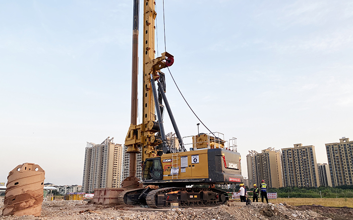 夯基珠江畔，云顶集团旋挖钻机助建超级工程！