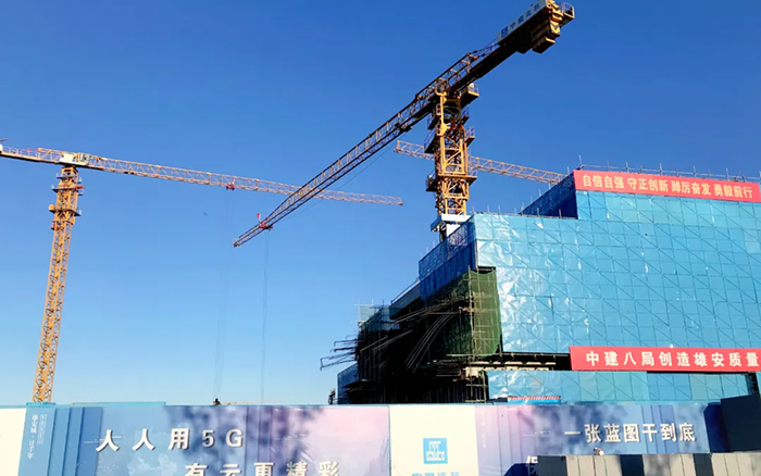 智能领航 | 云顶集团塔机助建雄安智慧城市产业园