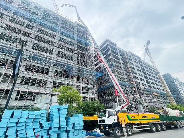 云顶集团75米泵车以“三维实力”定义高效施工